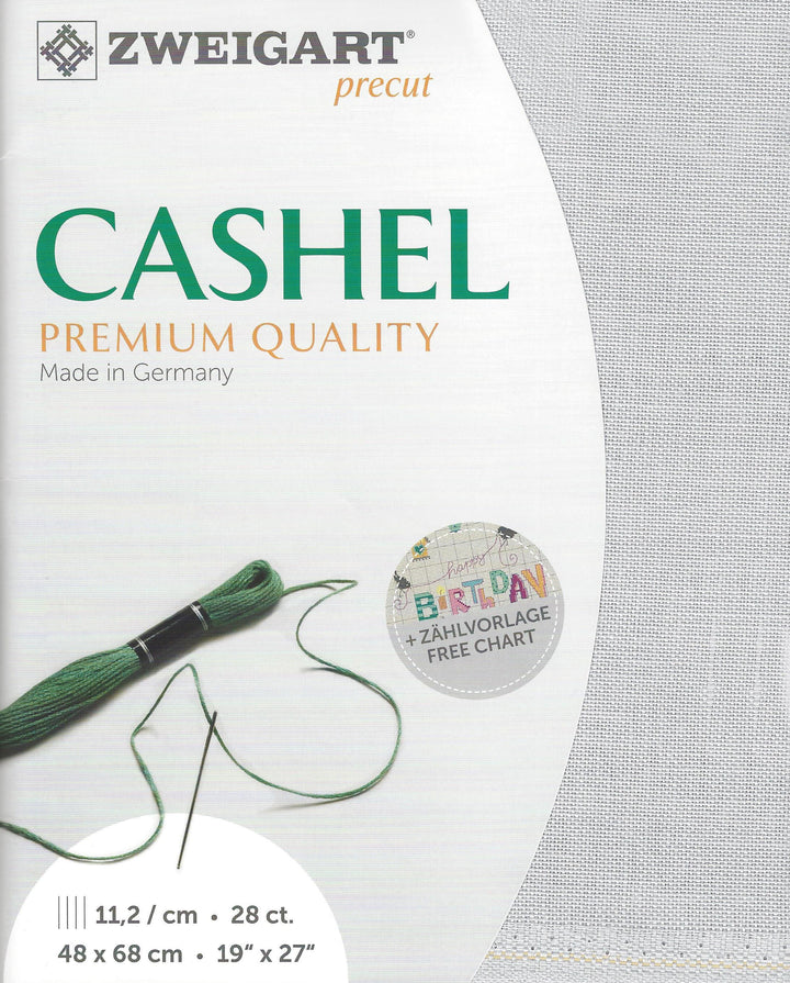 Precut Zweigart Cashel 28 count Pearl Gray 3281/705
