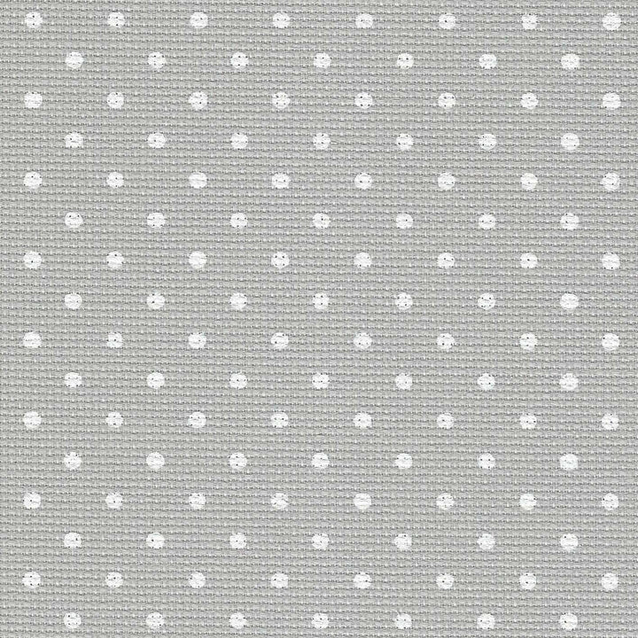 Precut  Zweigart Fein-Aida Petit Point 18 count Grey with White Points 3793/7349