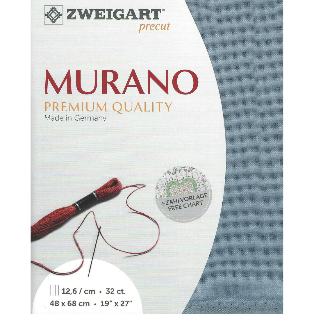 Precut Zweigart Murano 32 count Blue Cloud 3984/5106