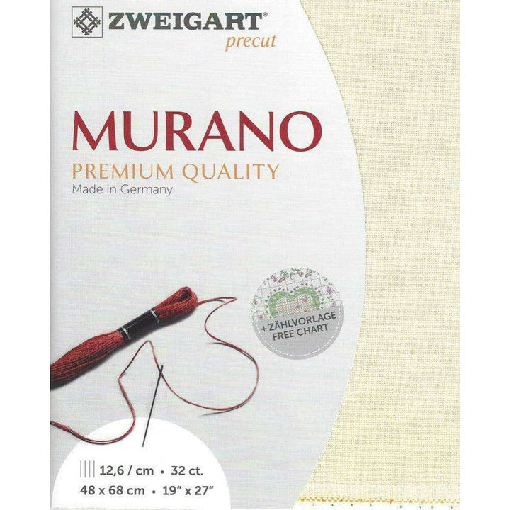 Precut Zweigart Murano 3984/99 Soft Cream