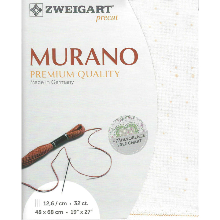 Precut Zweigart Murano Splash 32 count Pink Splash 3984/1319