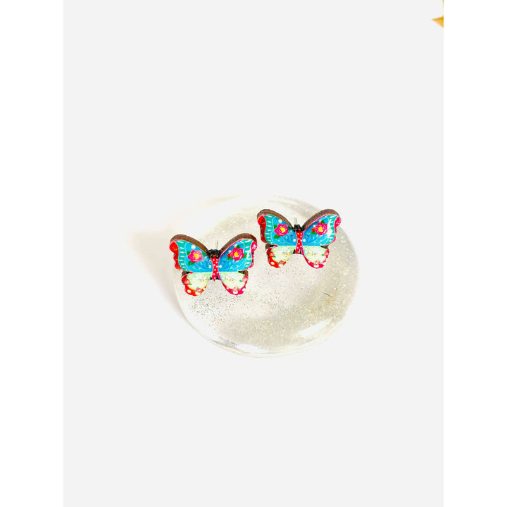 Pretty Butterfly Stud Earrings by Rosie Rose Parker