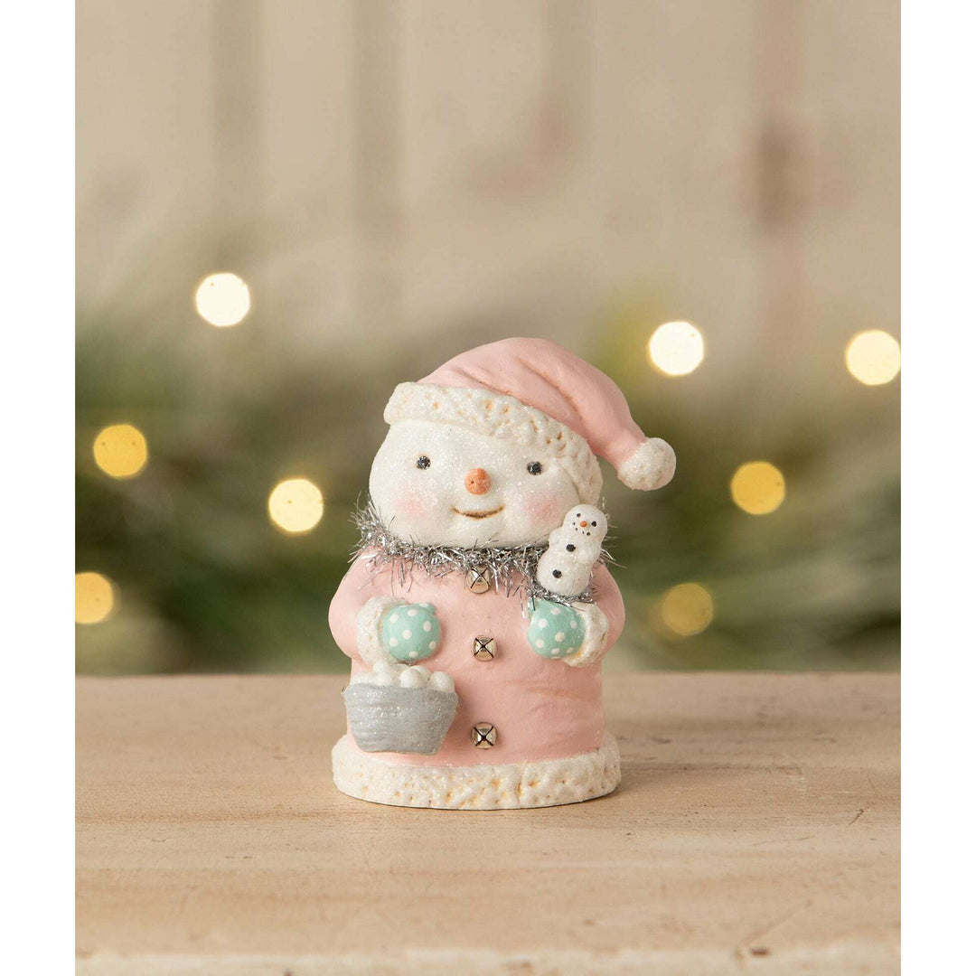 Pretty in Pink Snowgirl by Bethany Lowe Designs, christmas decor