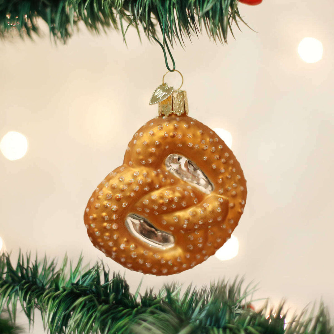 Old World Christmas Pretzel Blown Glass Ornament