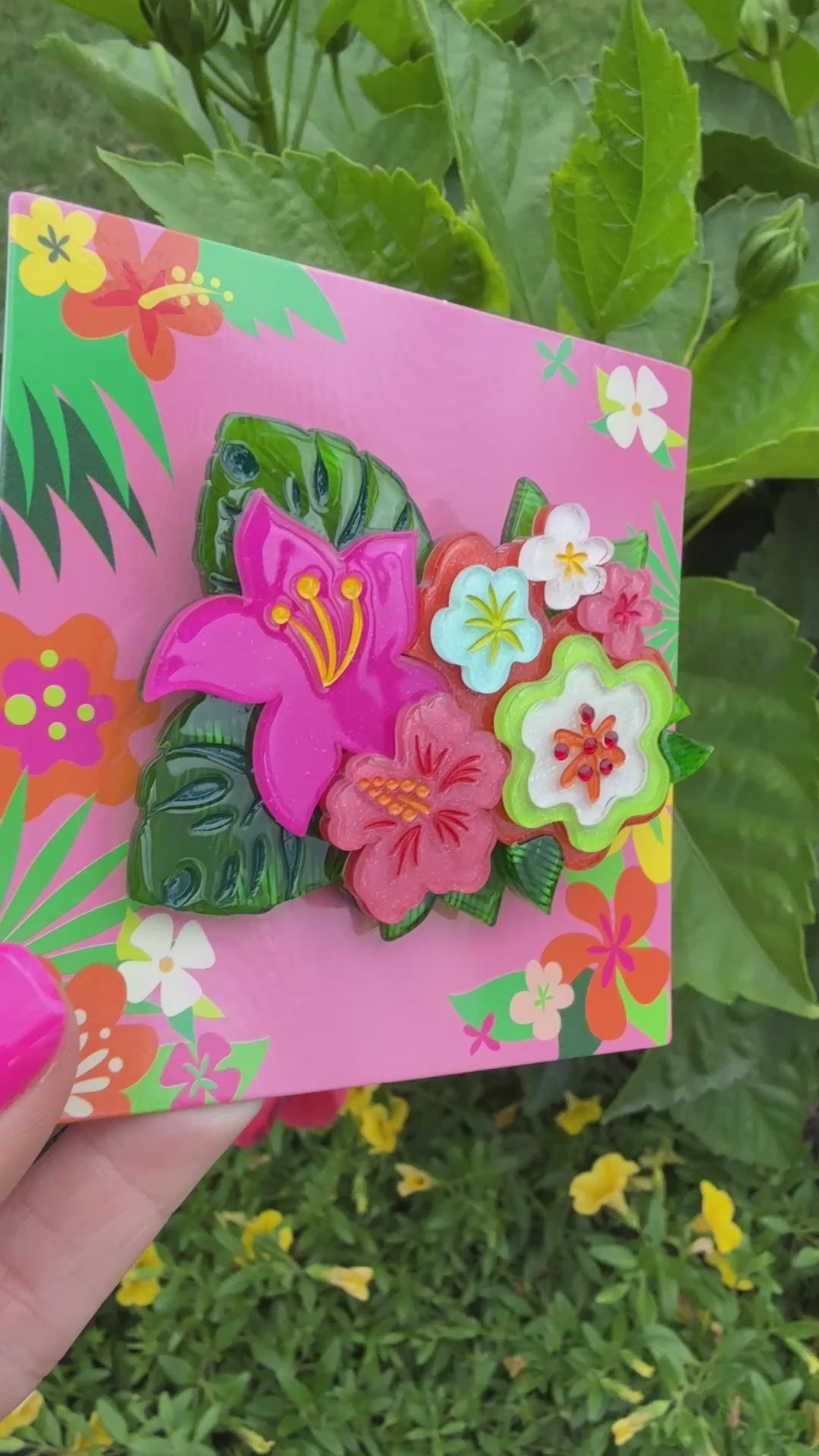 Floral Fantasy Brooch by Miss Fluff x Lipstick & Chrome
