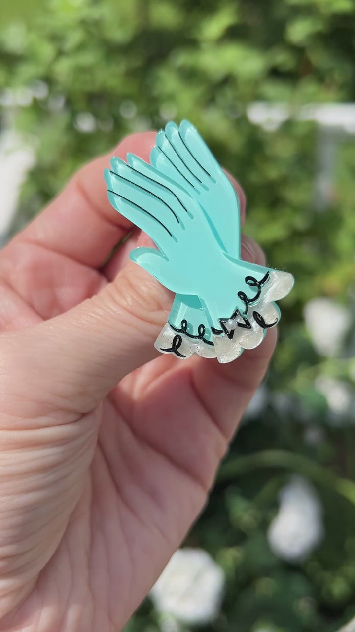 High Society Hands Mini Brooch by Asia Ellington x Lipstick & Chrome