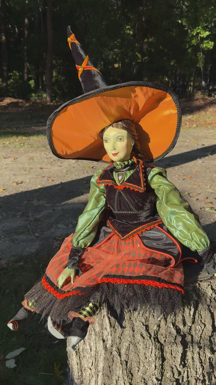 Lucinda Jinx Witch Doll 42" by Katherine's Collection