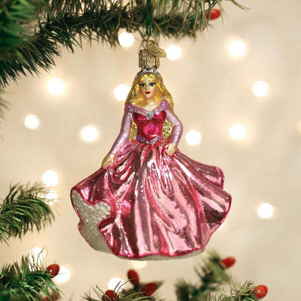 Old World Christmas Princess Blown Glass Ornament