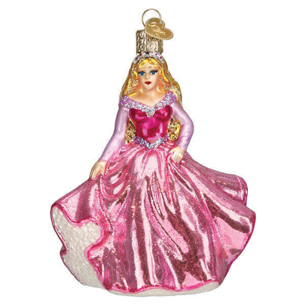 Old World Christmas Princess Blown Glass Ornament