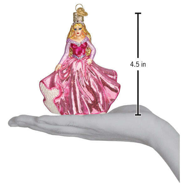 Old World Christmas Princess Blown Glass Ornament