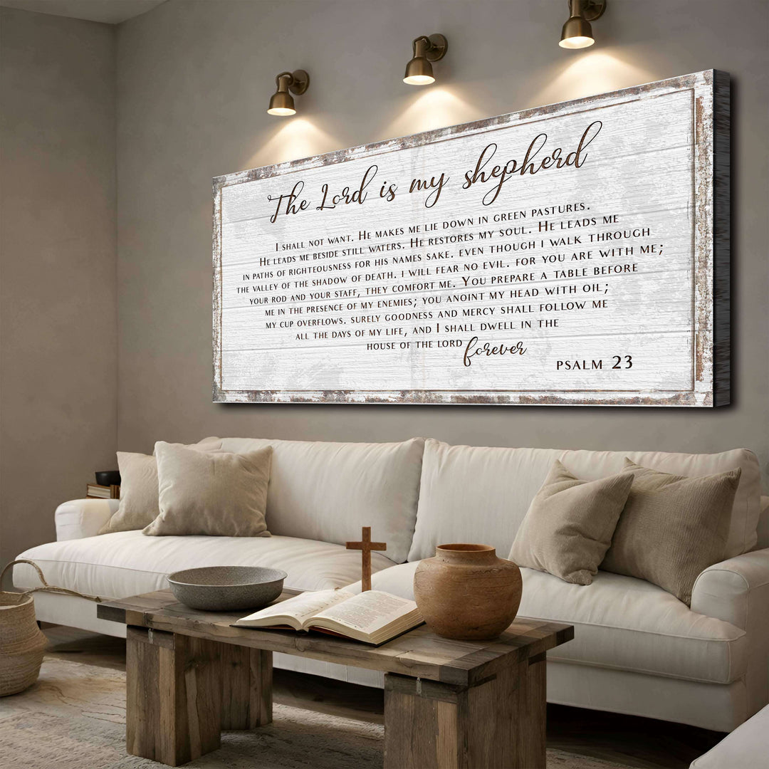 Psalm 23 - The Lord Is My Shepherd Sign III