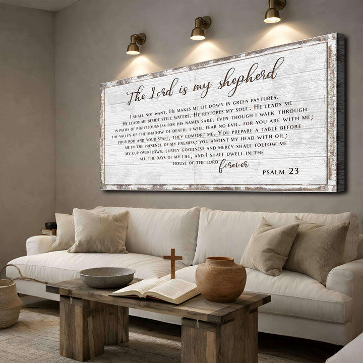 Psalm 23 - The Lord Is My Shepherd Sign III