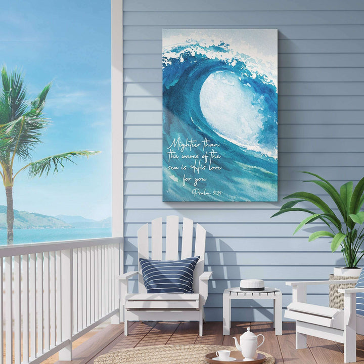 Psalm 93:4 - Mightier Than The Waves Sign