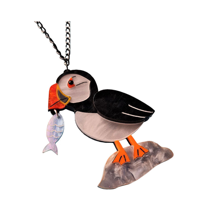 Puffin Pendant by Cherryloco Jewellery 1