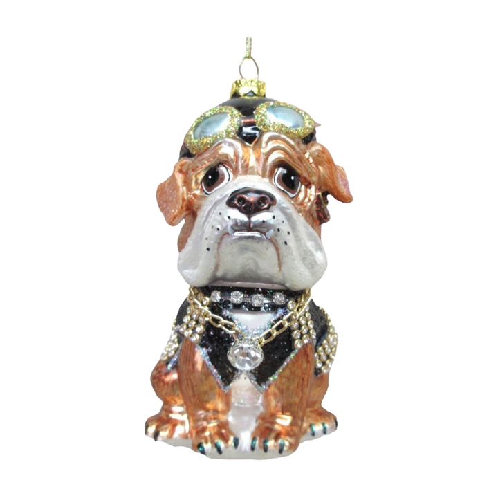 Pug Pilot Ornament by December Diamonds