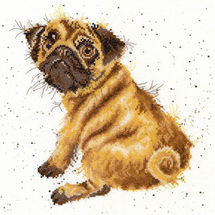 Pug XHD11 Counted Cross Stitch Kit