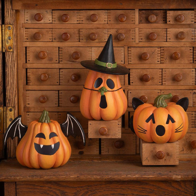 Pumpkin Bat Luminary by Bethany Lowe Designs image 3