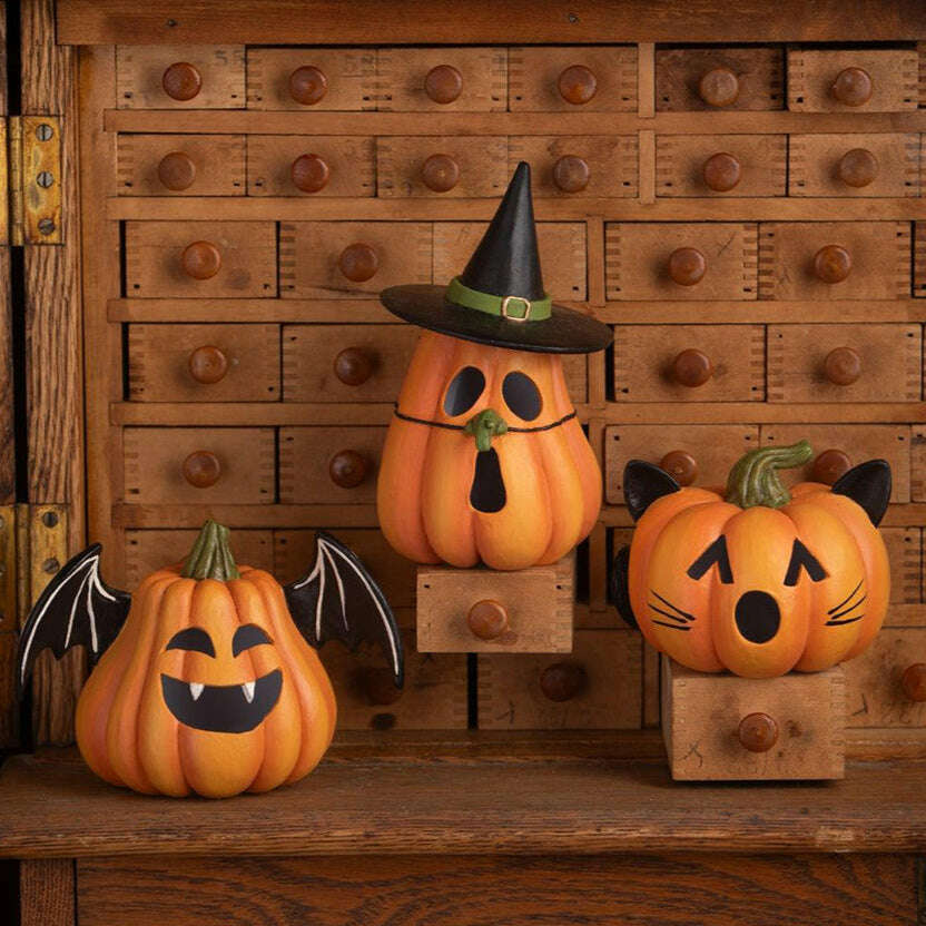 Pumpkin Bat Luminary by Bethany Lowe Designs image 3