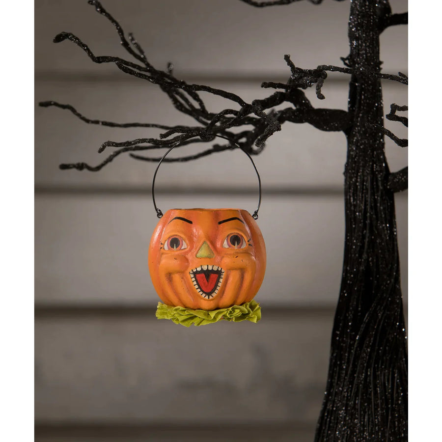 Pumpkin Bucket Ornament Mini by Bethany Lowe - Quirks!