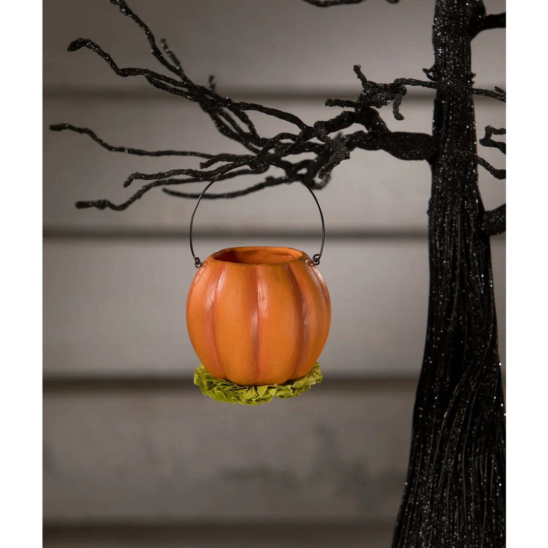 Pumpkin Bucket Ornament Mini by Bethany Lowe - Quirks!