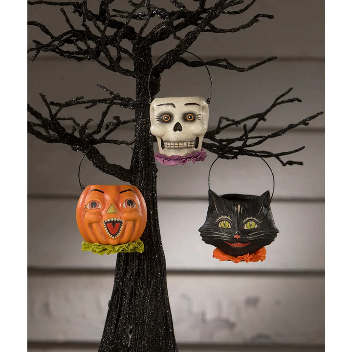 Pumpkin Bucket Ornament Mini by Bethany Lowe - Quirks!