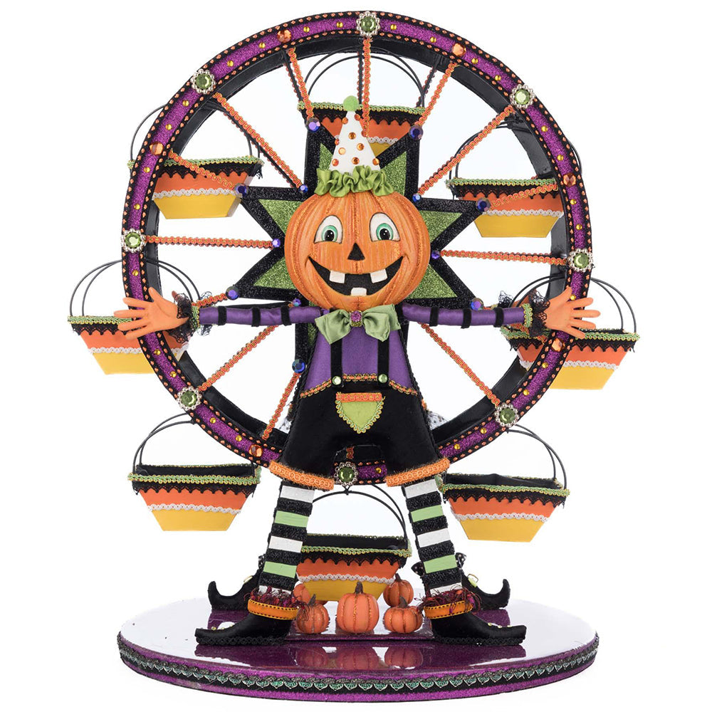 Pumpkin Ferris Wheel Cupcake Holder by Katherine's Collection image 1