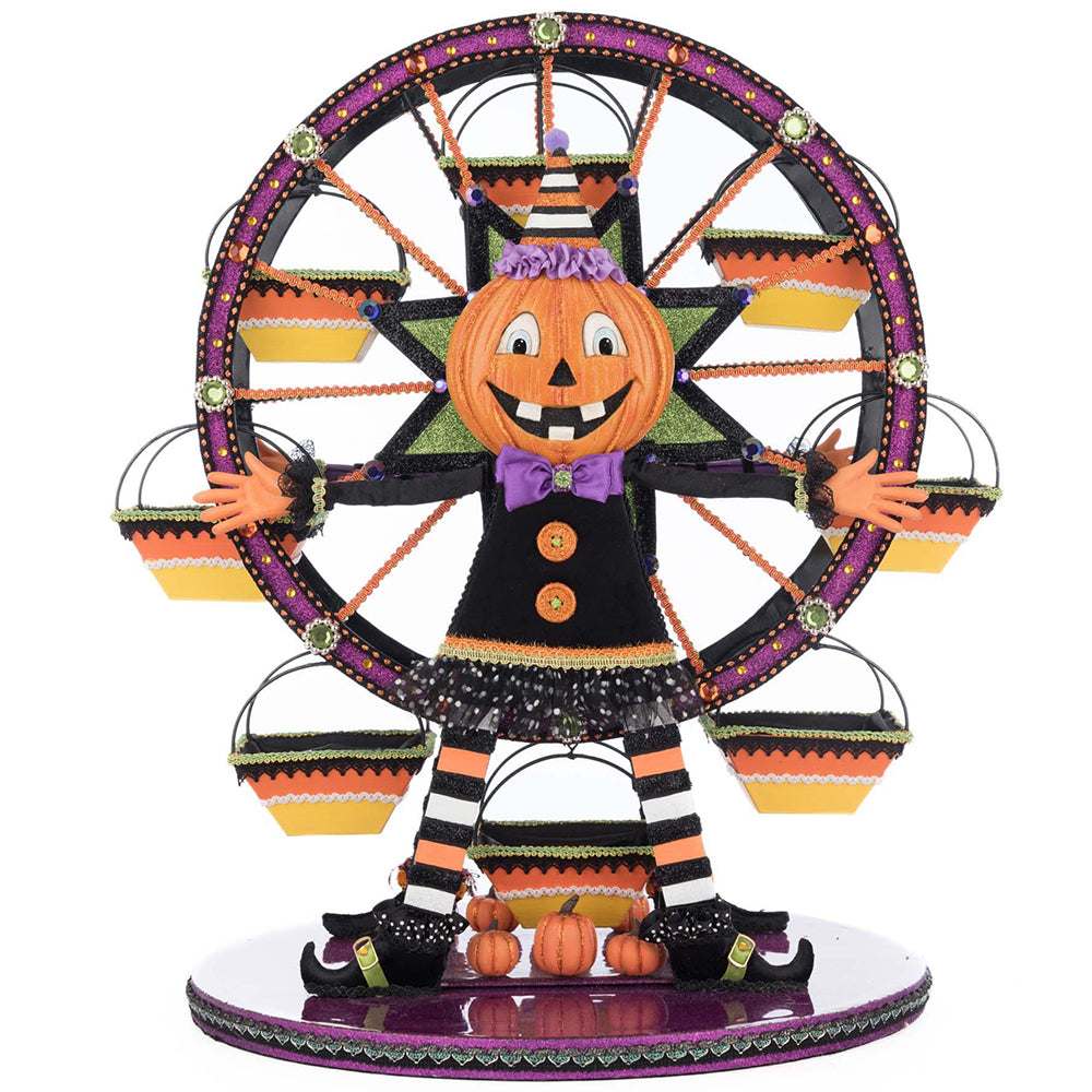 Pumpkin Ferris Wheel Cupcake Holder by Katherine's Collection image