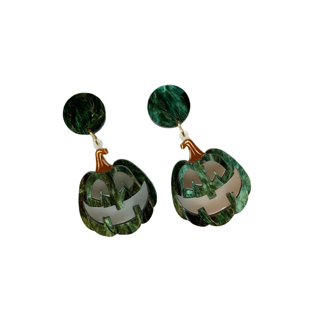 Pumpkin Pals Earrings by Kimchi and Coconut