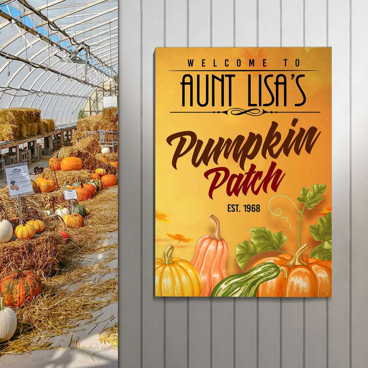 Pumpkin Patch Sign VII