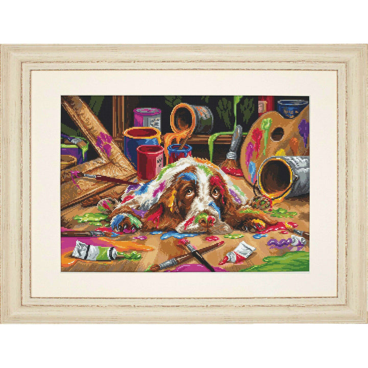 Puppy Picasso B2415L Counted Cross-Stitch Kit