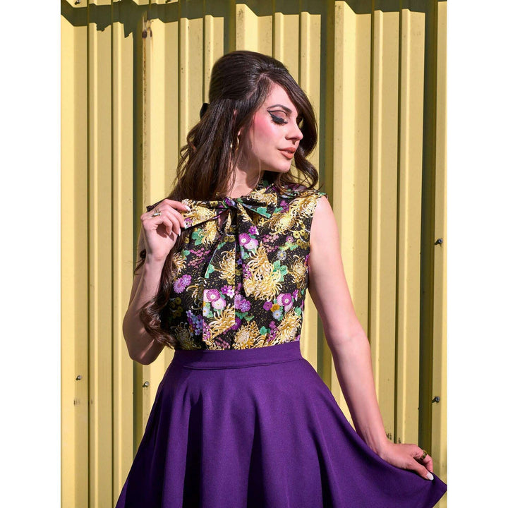 Purple Skater Skirt - XS only