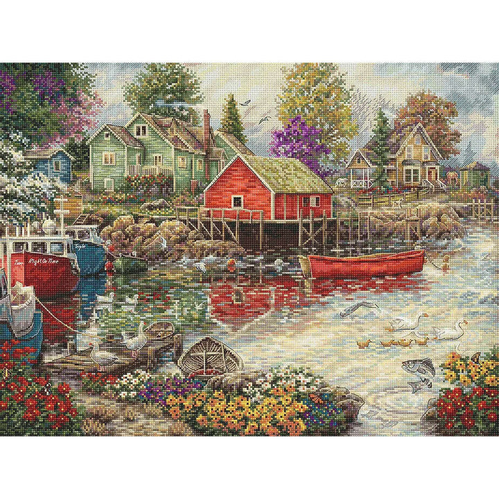 Quiet Cove L8077 Counted Cross Stitch Kit