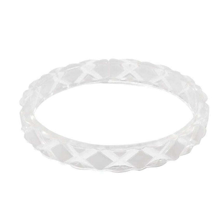 Small Quilted Resin Bangle Bracelet - Quirks!
