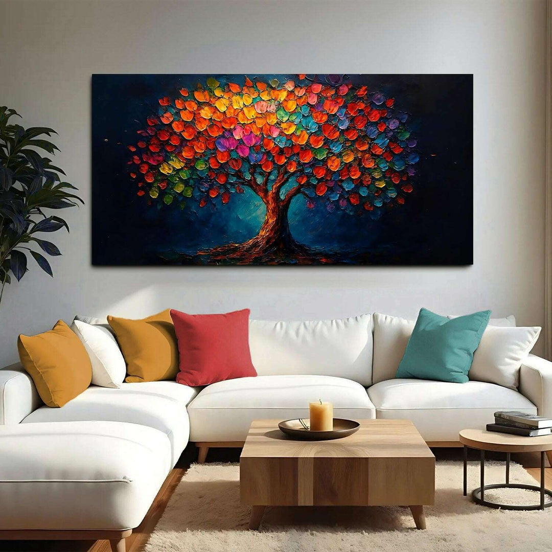 Rainbow Bloom Wall Art
