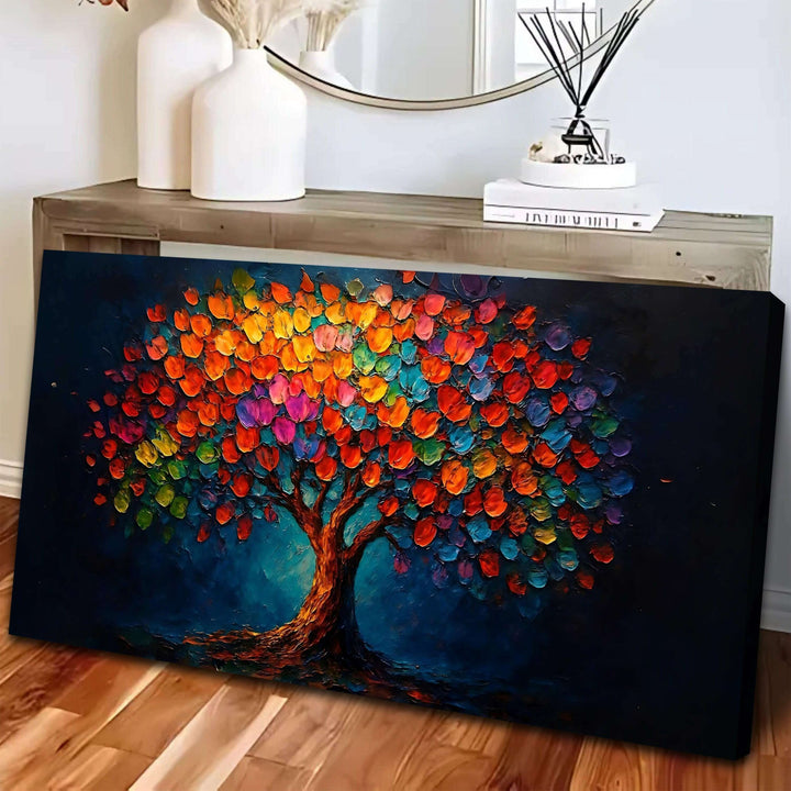 Rainbow Bloom Wall Art