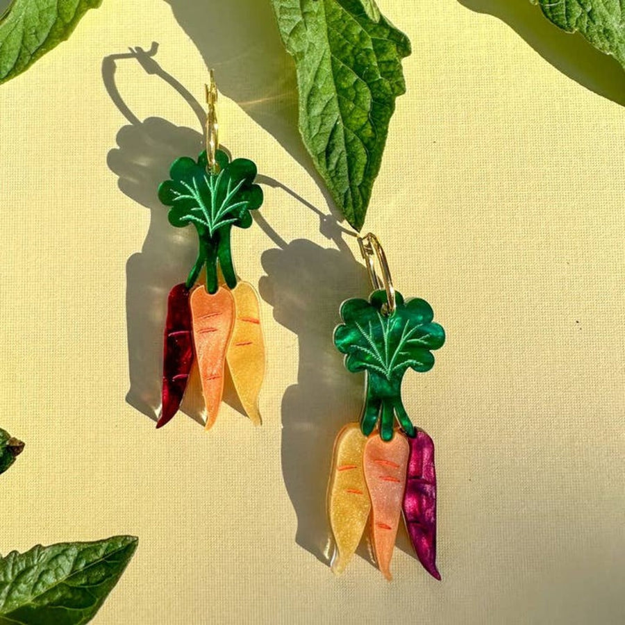 Rainbow Carrot Dangle 