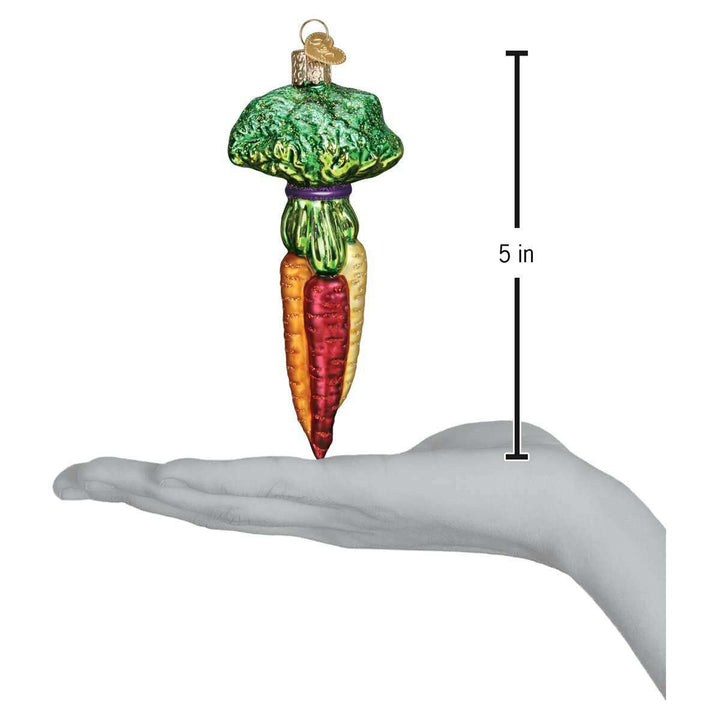 Rainbow Carrots Ornament