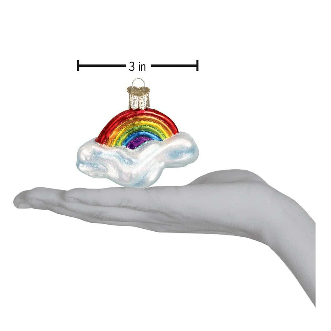 Old World Christmas Rainbow Blown Glass Ornament