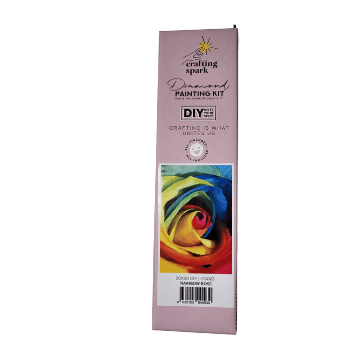 Rainbow Rose CS023 7.9 x 11.8 inches Crafting Spark Diamond Painting Kit