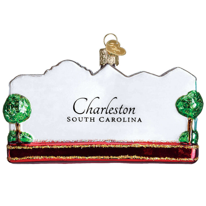 Old World Christmas Rainbow Row Blown Glass Ornament