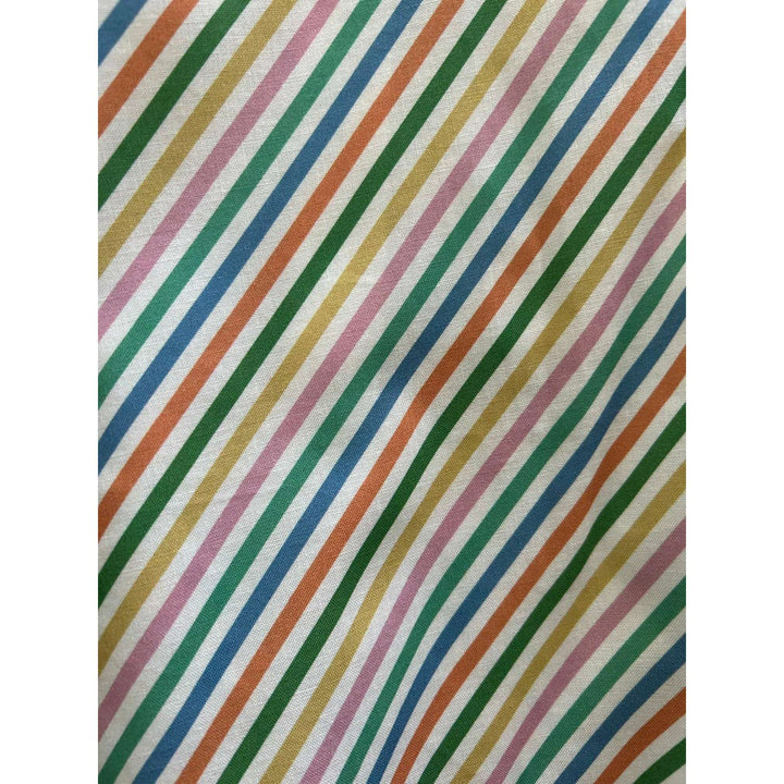 Rainbow Stripe Skater Skirt