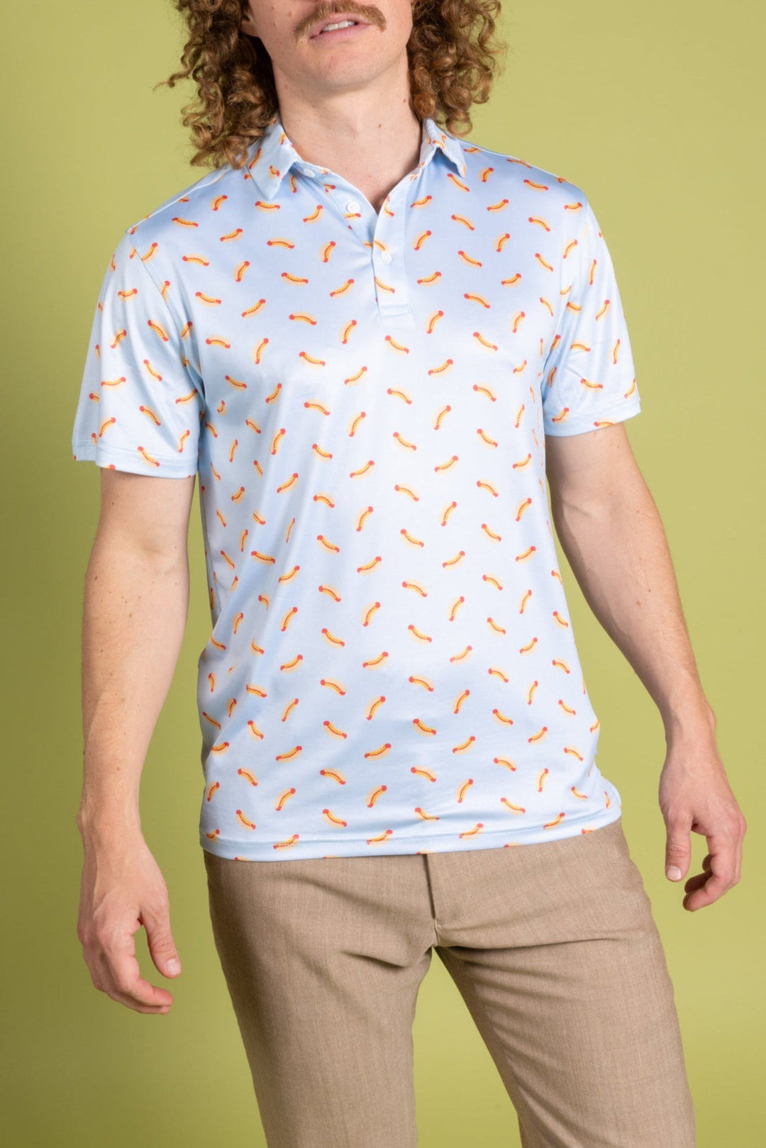 The Raining Brats & Dogs | Hot Dog Men’s Polo