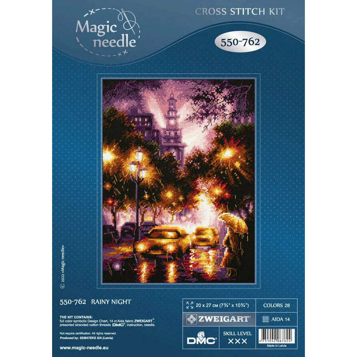Rainy Night 550-762 Counted Cross-Stitch Kit
