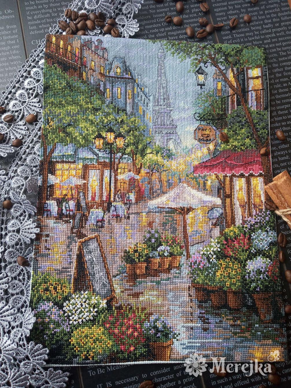 Rainy Paris K-162 Counted Cross-Stitch Kit