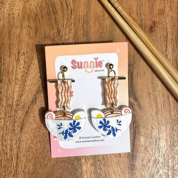 Ramen Earrings 2