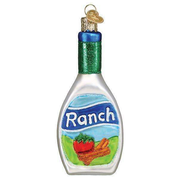 Old World Christmas Ranch Dressing Blown Glass Ornament