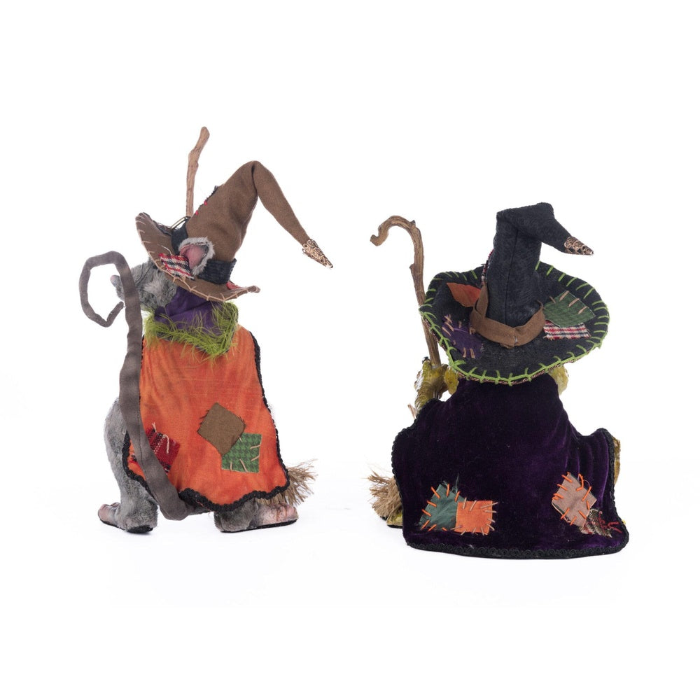 Rat And Frog Witches Assortment of 2 by Katherine's Collection  2