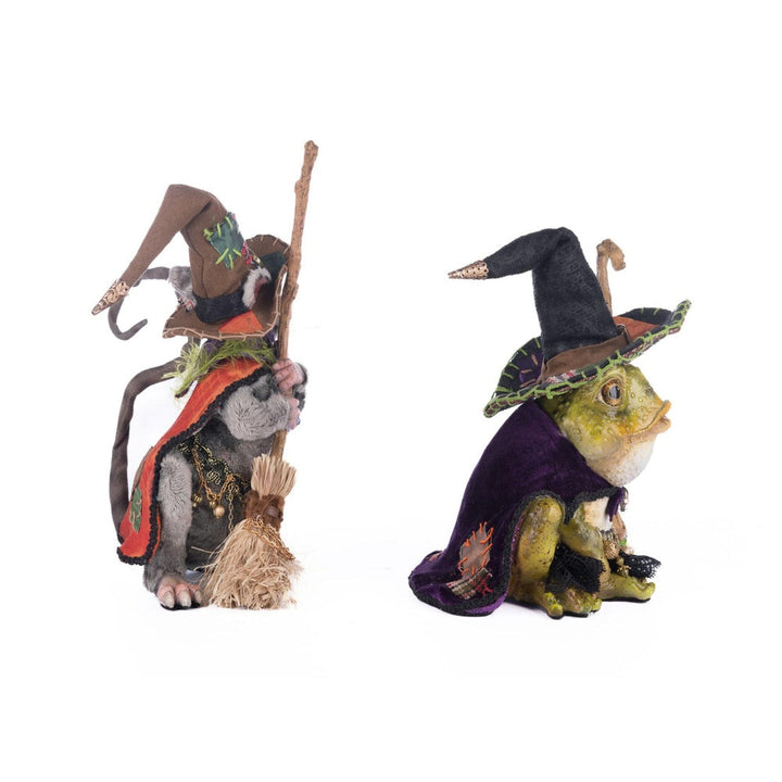 Rat And Frog Witches Assortment of 2 by Katherine's Collection  3