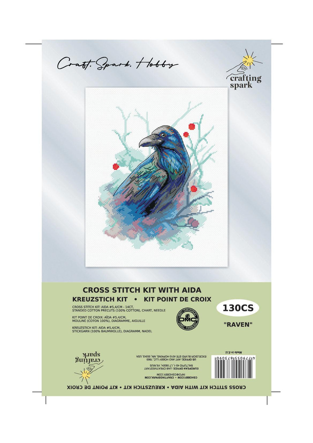 Raven 130CS Counted Cross-Stitch Kit