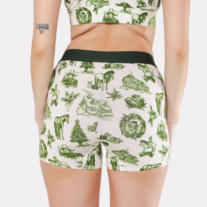 The Western Wonderland | Western Toile Women’s Boxers